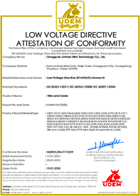 菲律宾亚星耐高温电线CE证书
