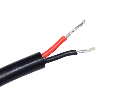 Flexible Electrical Cable 6.5mm 2 Core PVC Insulation Stranded Copper Wire Cable