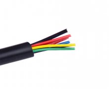 FEP with Silicone Rubber Sheath 8 Core Cable